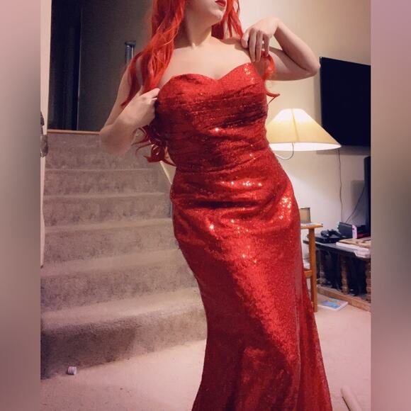 Jessica rabbit sequin dress - Picture 8 of 8